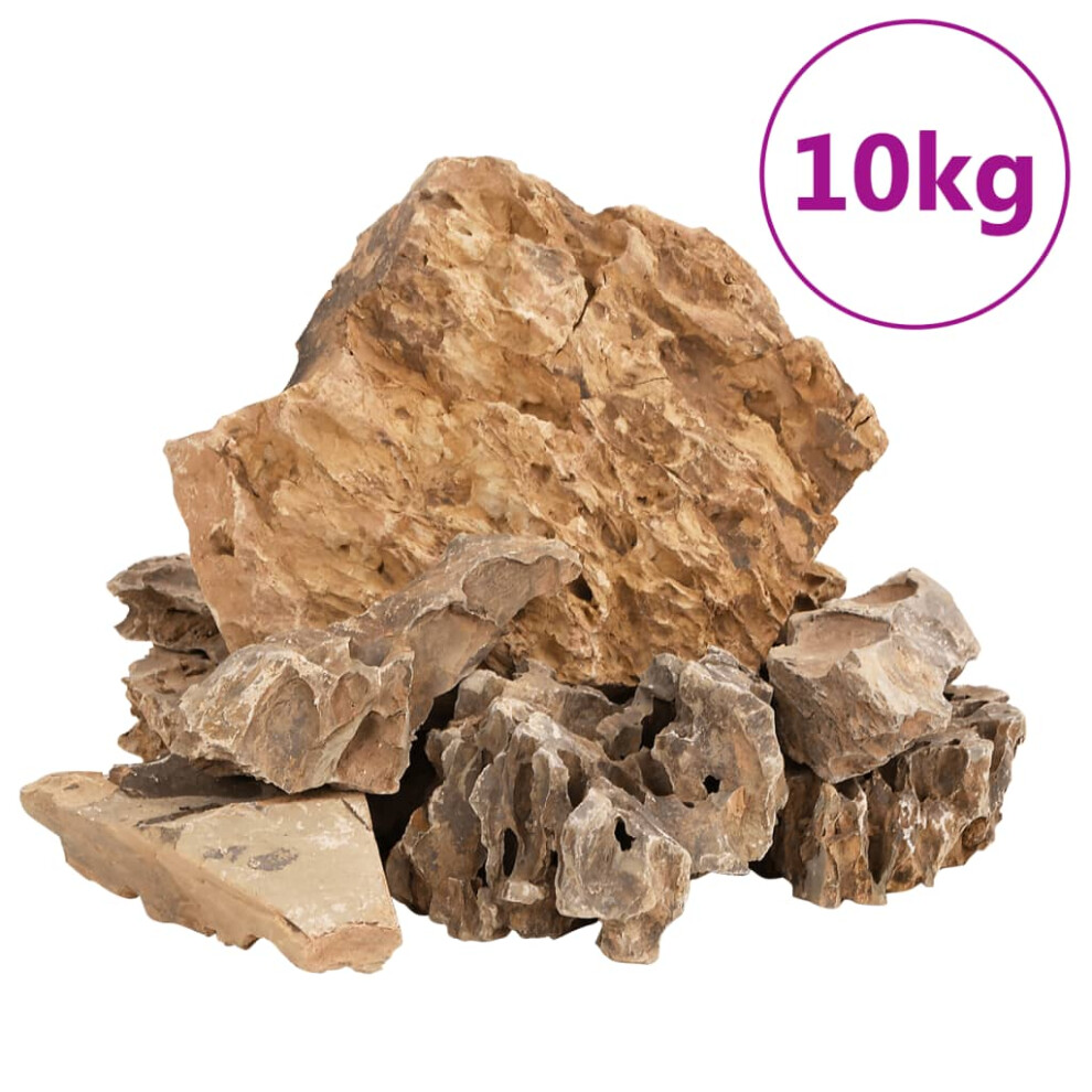 (brown, 5-30 cm (10 kg)) vidaXL Dragon Stones Rock Natural Rock Dragon Rocks Aquarium Stones 25 kg