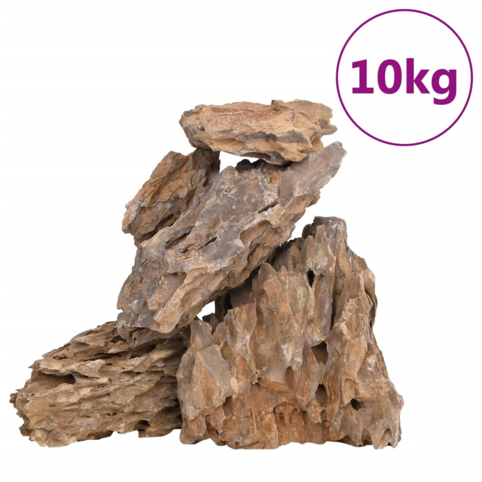 Vidaxl (Multicolour, 10-30 Cm (10 Kg)) Dragon Stones Rock Natural Rock Dragon Rocks Aquarium Stones 25 Kg