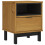 VidaXL vidaXL Bedside Cabinet Bedside Table End Table Nightstand FLAM Solid Wood Pine 1