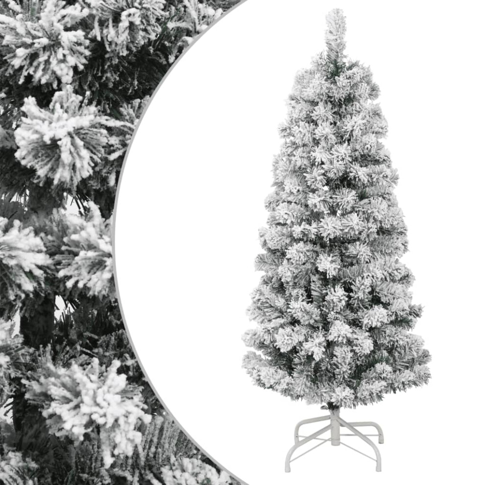 Vidaxl (150 Cm) Artificial Hinged Christmas Tree Pre Lit Artificial Tree Xmas Decor