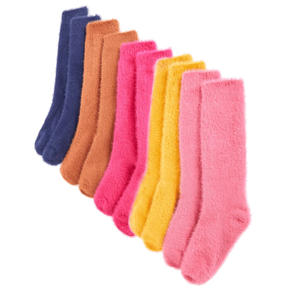 (23-26) Kids' Socks Children Babys Socks School Socks for Toddler Girls Boys 5 Pairs