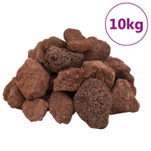 (red, 5-8 cm (10 kg)) vidaXL Volcanic Rocks Lava Accent Rocks Aquarium Base Lava Stones Beads 25 kg