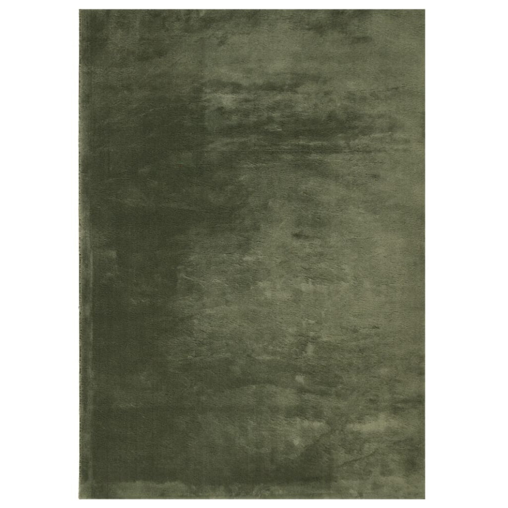 Vidaxl (Green, 140 X 200 Cm) Rug Short Pile Soft And Washable Floor Mat Area Rug Bedroom Carpet