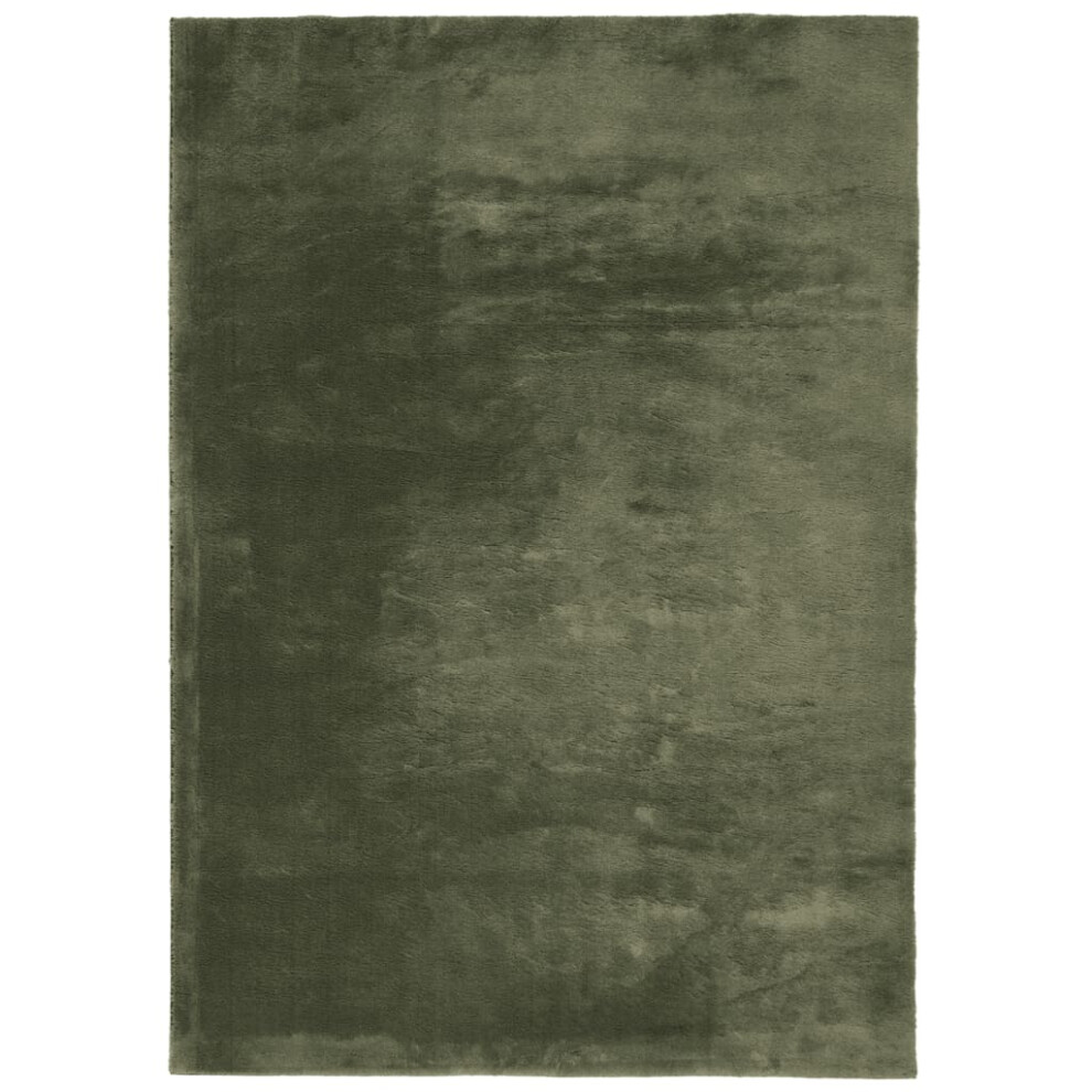 Vidaxl (Green, 200 X 280 Cm) Rug Short Pile Soft And Washable Floor Mat Area Rug Bedroom Carpet