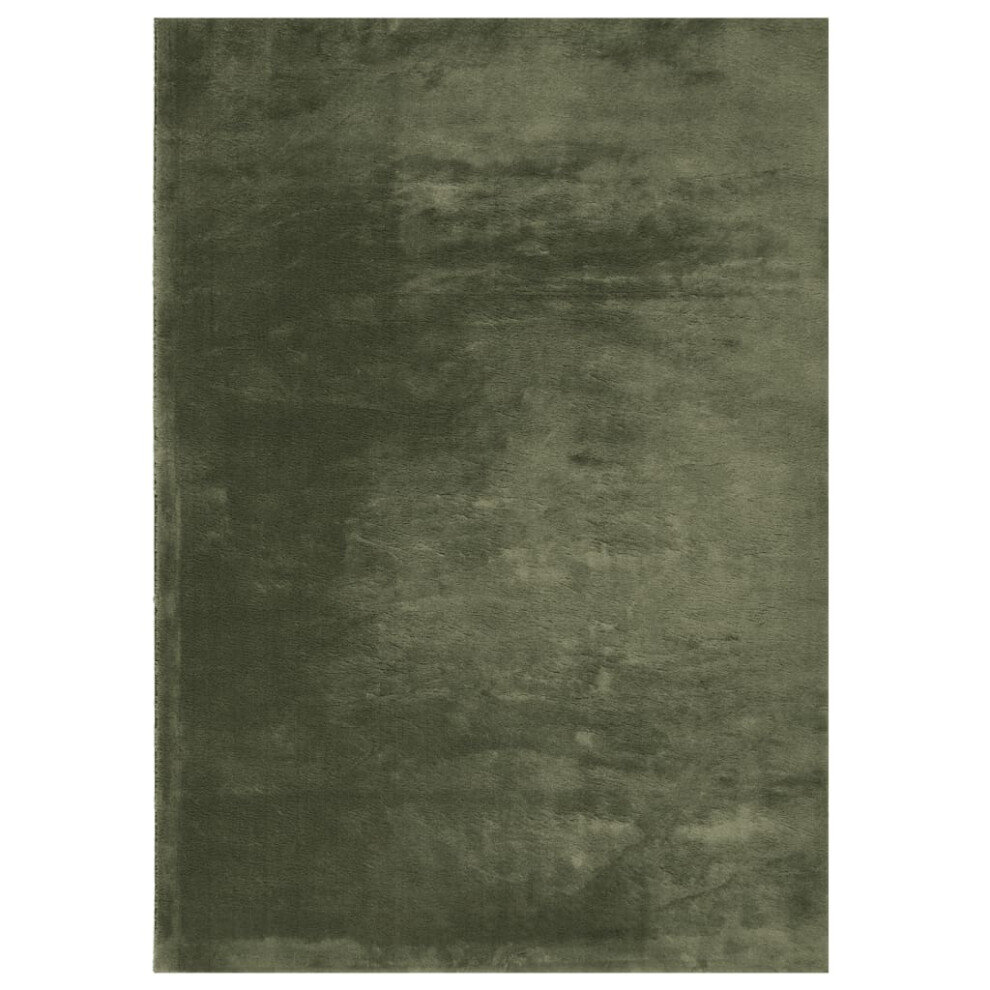 Vidaxl (Green, 240 X 340 Cm) Rug Short Pile Soft And Washable Floor Mat Area Rug Bedroom Carpet