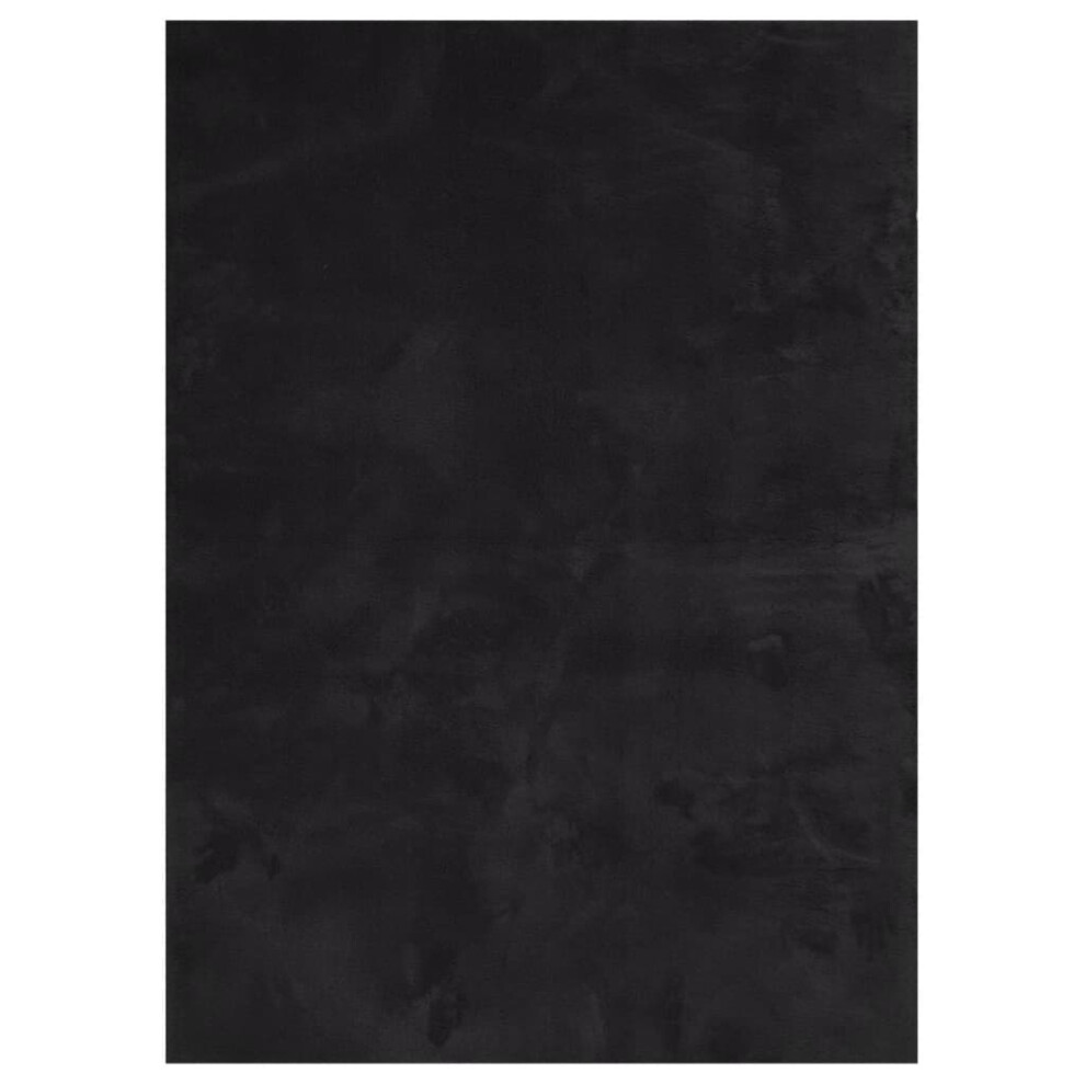 (black, 200 x 280 cm) vidaXL Rug Short Pile Soft and Washable Floor Mat Area Rug Bedroom Carpet