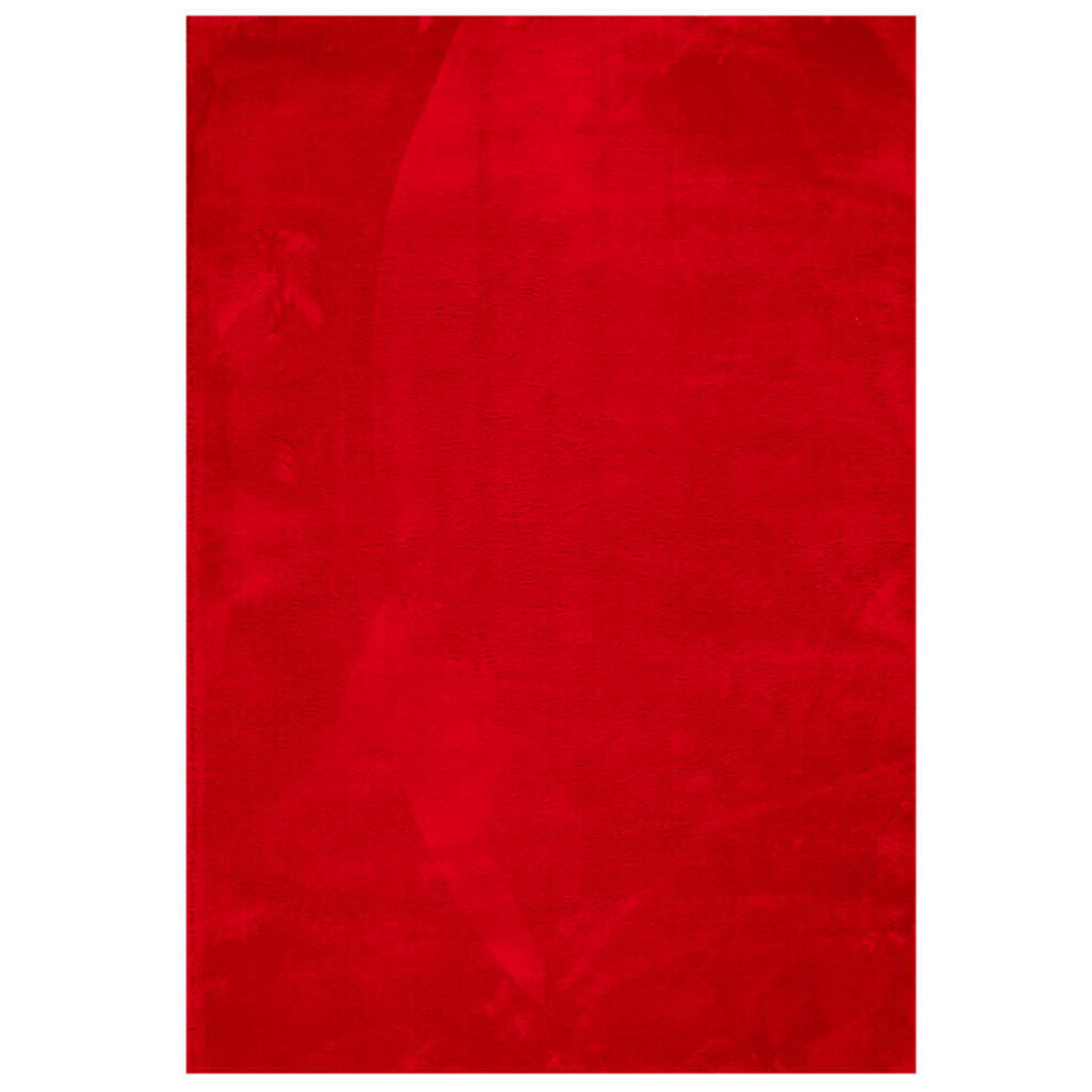 (red, 120 x 170 cm) vidaXL Rug Short Pile Soft and Washable Floor Mat Area Rug Bedroom Carpet