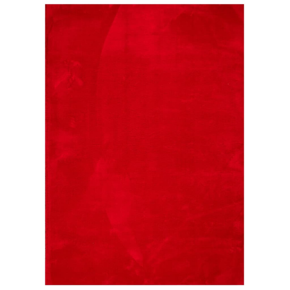 (red, 200 x 280 cm) vidaXL Rug Short Pile Soft and Washable Floor Mat Area Rug Bedroom Carpet