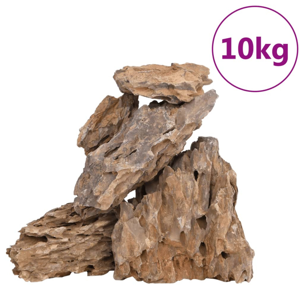 Vidaxl (Multicolour, 10-30 Cm (10 Kg)) Dragon Stones Natural Rock Dragon Rock Aquarium Stone Dragon Rocks