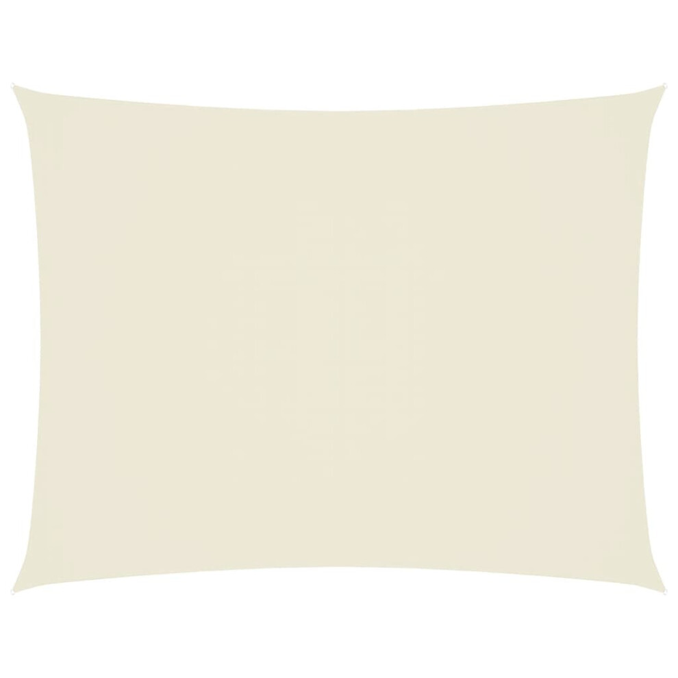 Vidaxl Sunshade Sail Oxford Fabric Rectangular 2X3.5 M Cream Sunscreen Canopy