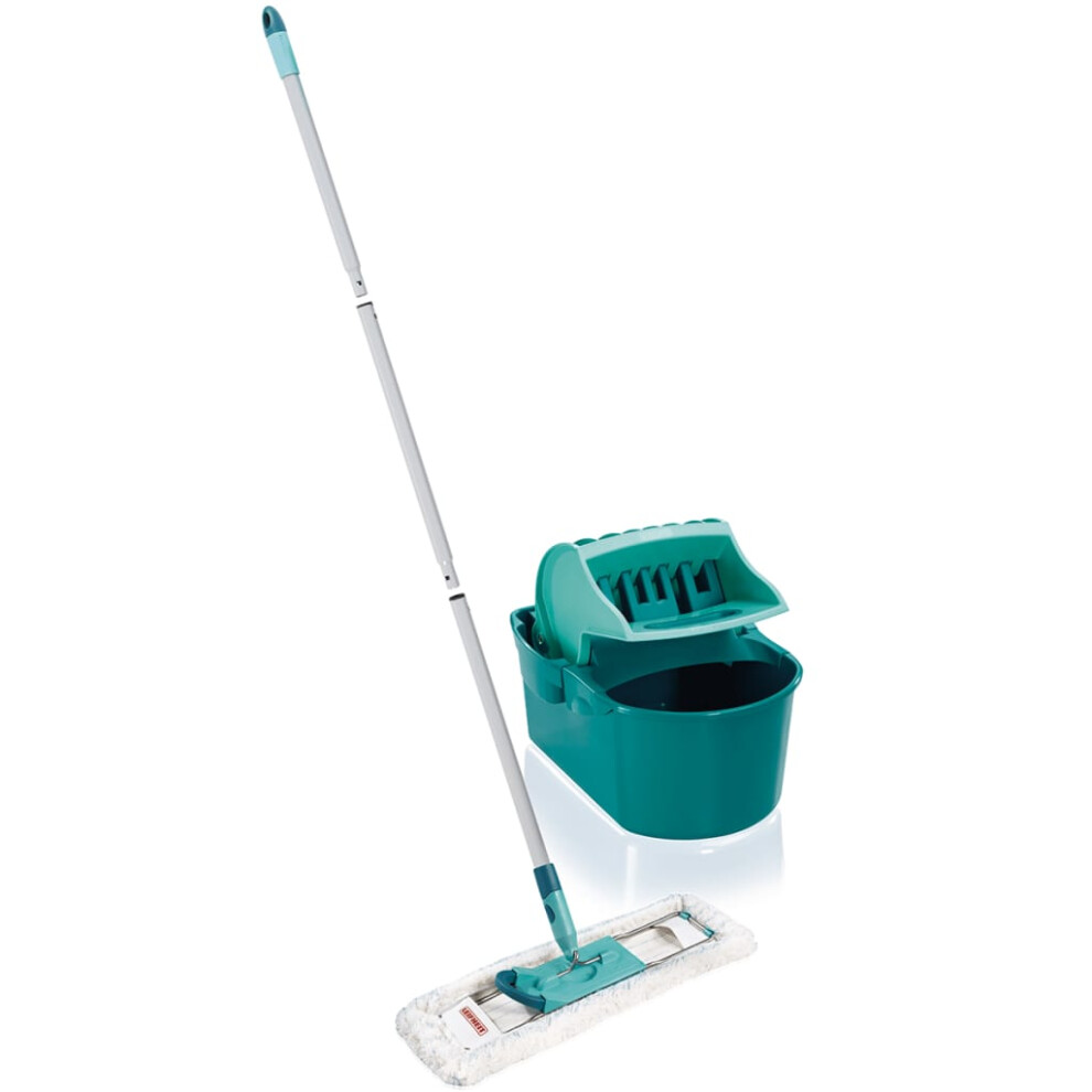 Leifheit Floor Mop Set Cleaner Wiper Cleaning Tool Profi Compact Green 55092