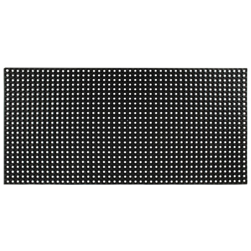 vidaXL Mat Home Door Mat Garage Office Entrance Floor Covering Rubber 22 mm
