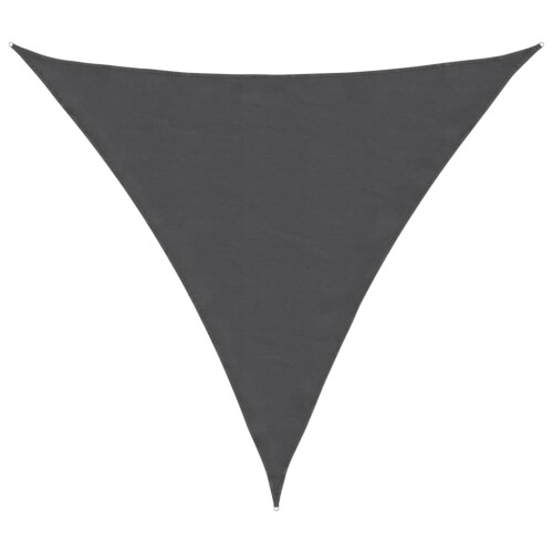 VidaXL vidaXL Sunshade Sail Oxford Fabric Triangular 3.6x3.6x3.6m Anthracite Awning