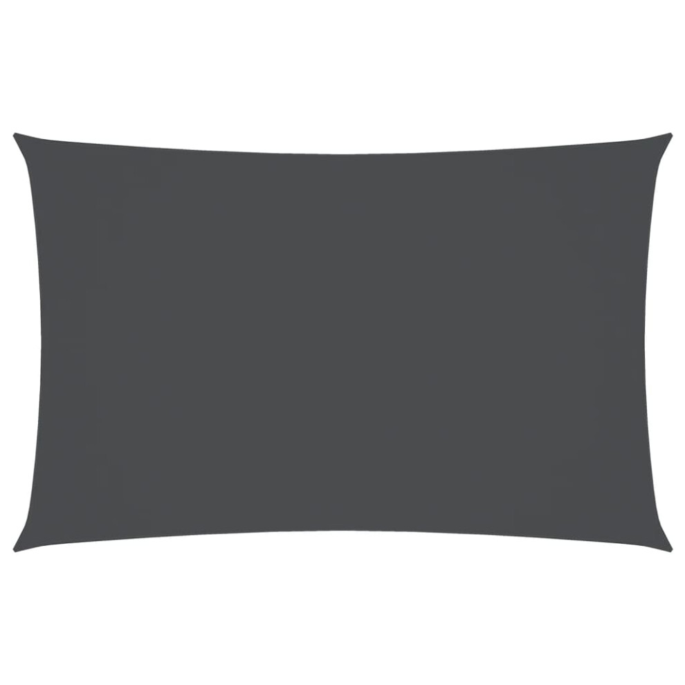 Vidaxl Sunshade Sail Oxford Fabric Rectangular 3.5X5 M Anthracite Patio Shade