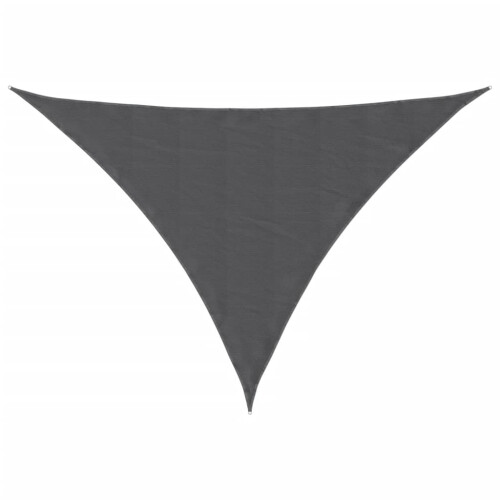 VidaXL vidaXL Sunshade Sail Oxford Fabric Triangular 3.5x3.5x4.9 m Anthracite Canopy