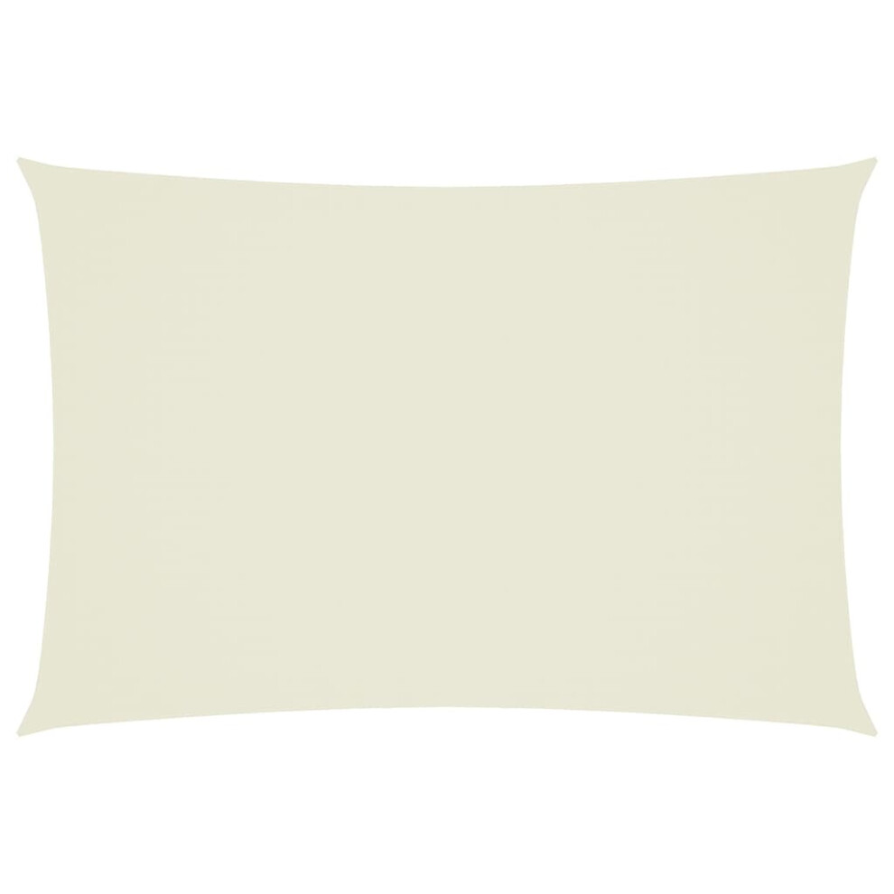 Vidaxl Sunshade Sail Oxford Fabric Rectangular 3X5 M Cream Sunscreen Canopy