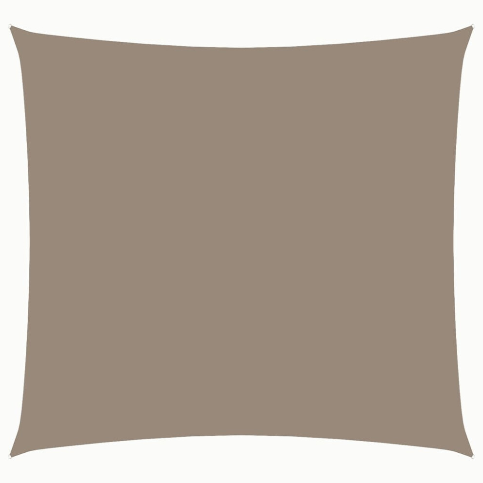Vidaxl Sunshade Sail Oxford Fabric Square 2.5X2.5 M Taupe Patio Shade Canopy