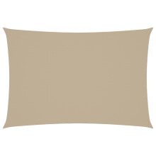 vidaXL Sonnensegel Oxford-Gewebe Rechteckig 2,5x4,5 m Beige