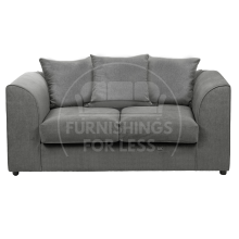 (Grey, 2 Seater) Casper Chenille Fabric Corner Sofa Range