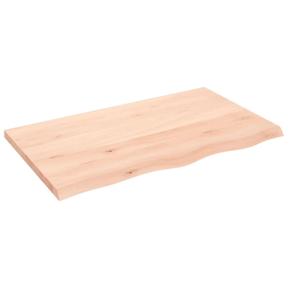 Vidaxl (, 100 X 60 X 4 Cm) Wall Shelf Wooden Floating Shelf Display Shelf Treated Solid Wood Oak Brown