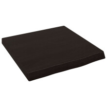 (dark grey, 40 x 40 x 4 cm) vidaXL Wall Shelf Wooden Floating Shelf Display Shelf Treated Solid Wood Oak