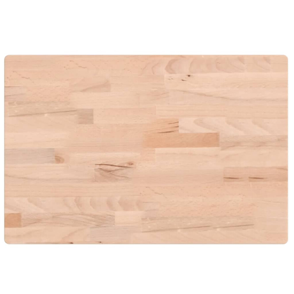 vidaXL Chopping Board Kitchen Cutting Board Cheese Board Solid Wood Beech
