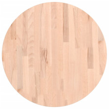 vidaXL Tischplatte Ø60x2,5 cm Rund Massivholz Buche