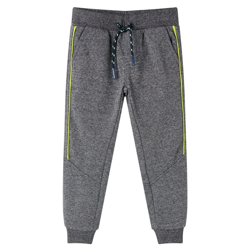 (92) Kids' Sweatpants Toddler Children's Trousers Sports Tracksuit Grey Melange