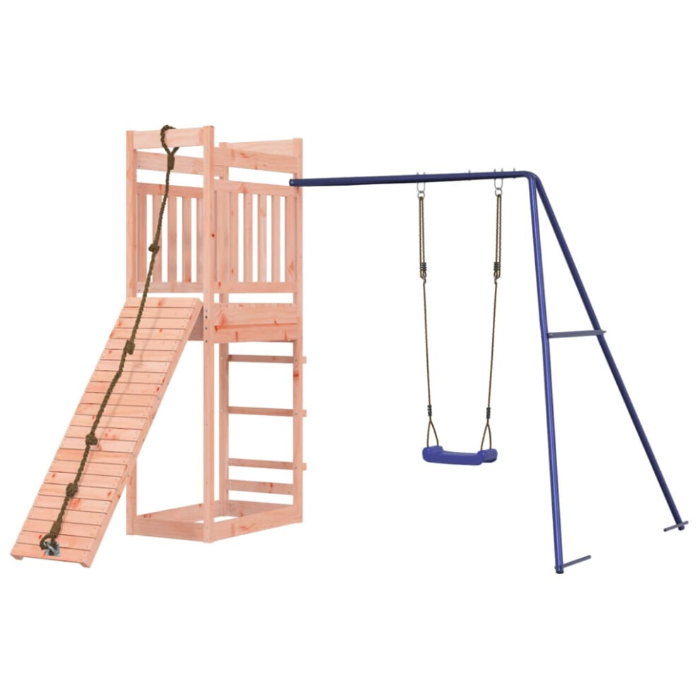 (solid Douglas wood) vidaXL Outdoor Playset Playhouse Play Tower Playground Set Solid Wood Pine