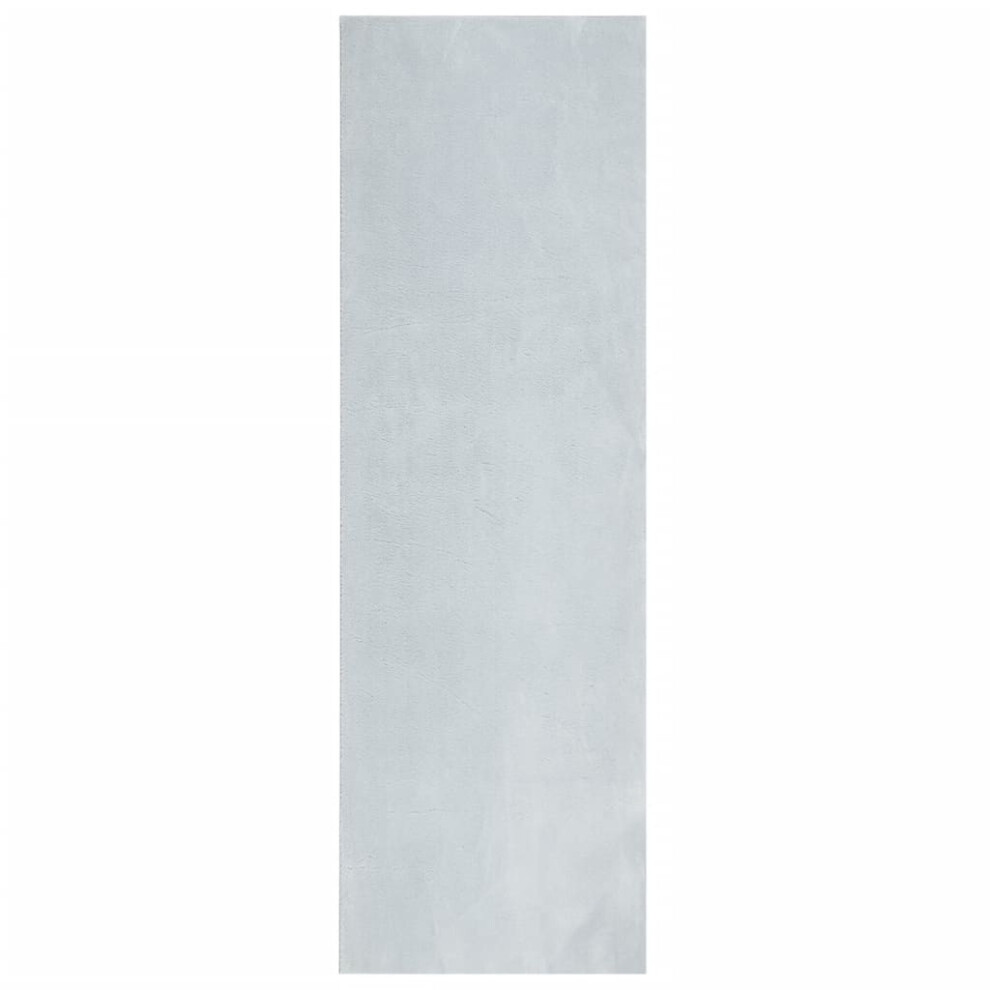 Vidaxl (Blue, 80 X 250 Cm) Rug Short Pile Soft And Washable Floor Mat Area Rug Bedroom Carpet