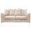 (Cream, 3 Seater) Casper Chenille Fabric Corner Sofa Range 1