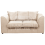 (Cream, 2 Seater) Casper Chenille Fabric Corner Sofa Range 1