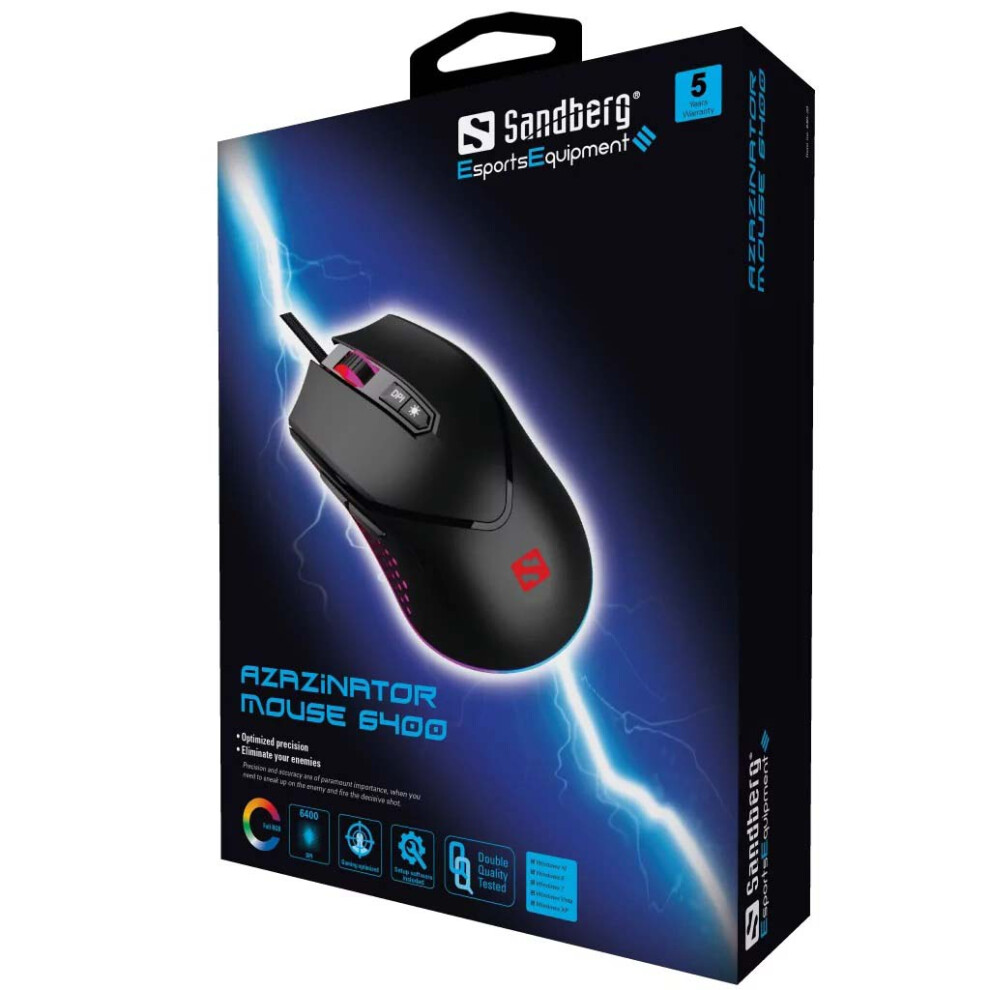 Sandberg 640-20 Azazinator Mouse 6400 640-20 5705730640209
