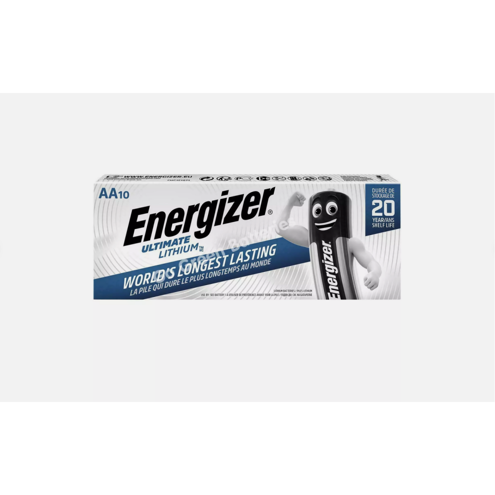 Energizer Ultimate Lithium AA Batteries | 10-Pack