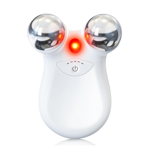 Chronus Microcurrent Red Light Facial Device, Skin Lifting USB White
