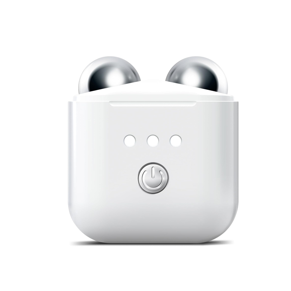Chronus White Microcurrent Facial Device, Lifts & Tightens Skin, Usb Mini, Facial Wrinkle Equipment, Easy To Store & Carry(White)