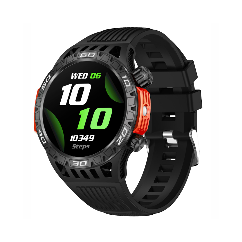 Chronus Smartwatch With Compass, Flashlight, Bluetooth Calling, Incoming Call Flash Notification, Outdoor Sports Tracking, And Health 6976918008367