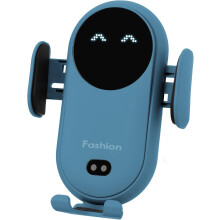 Wireless Car Charger Mount,15W Qi Fast Charger, Automatic Clamping Phone Holder for iPhone 13-11//XS/XR/8, Samsung S22-S20/Note 20, etc(Blue)