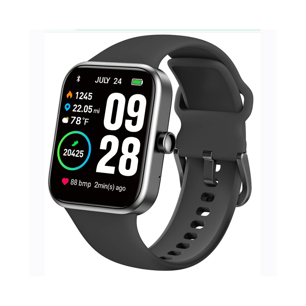 Chronus Smartwatch With Bluetooth Calling, Heart Rate Monitoring, Sleep Tracking, And Outdoor Sports Modes(Black) Black 6976918009364