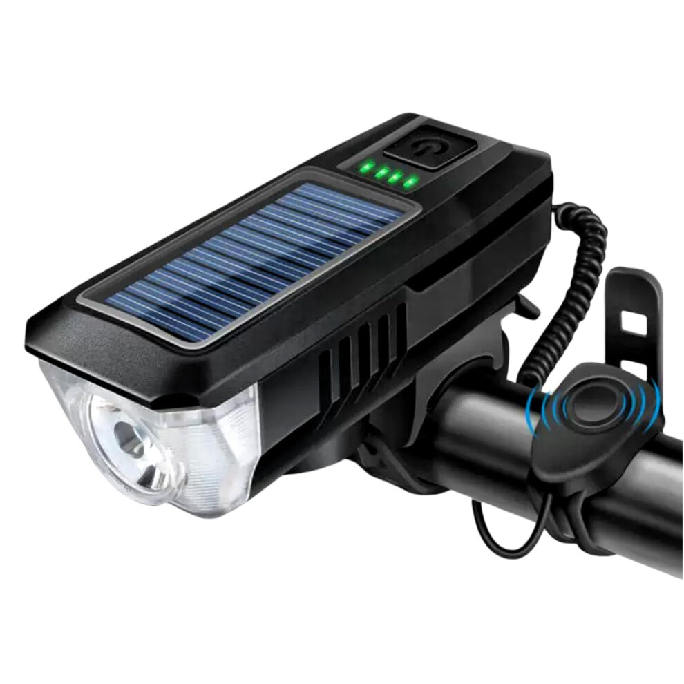 Photos - Climbing Gear Chronus Multi-Functional Solar-Powered and USB Rechargeable Battery Mountain Bike Night Cycling High Brightness Light Bike F