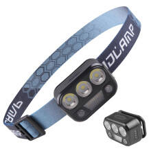 Rechargeable Headlamp, Led Flashlight with Motion Sensor, 5 Mode High Performance Head Light for Outdoor Fishing Camping Running Hunting(Black)
