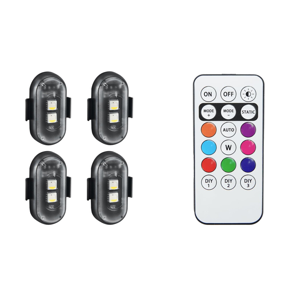 Chronus Wireless Led Strobe S With Remote, Anti-Collision Usb Charging High Brightness Led S Warning S For Cars Drone Aircraft Light 6976918008688