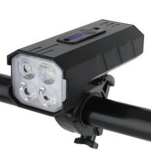 Bike Lights for Night Riding - Super Bright LED Bike Headlight 8 Modes USB Rechargeable Bicycle Front Headlamp(Black)