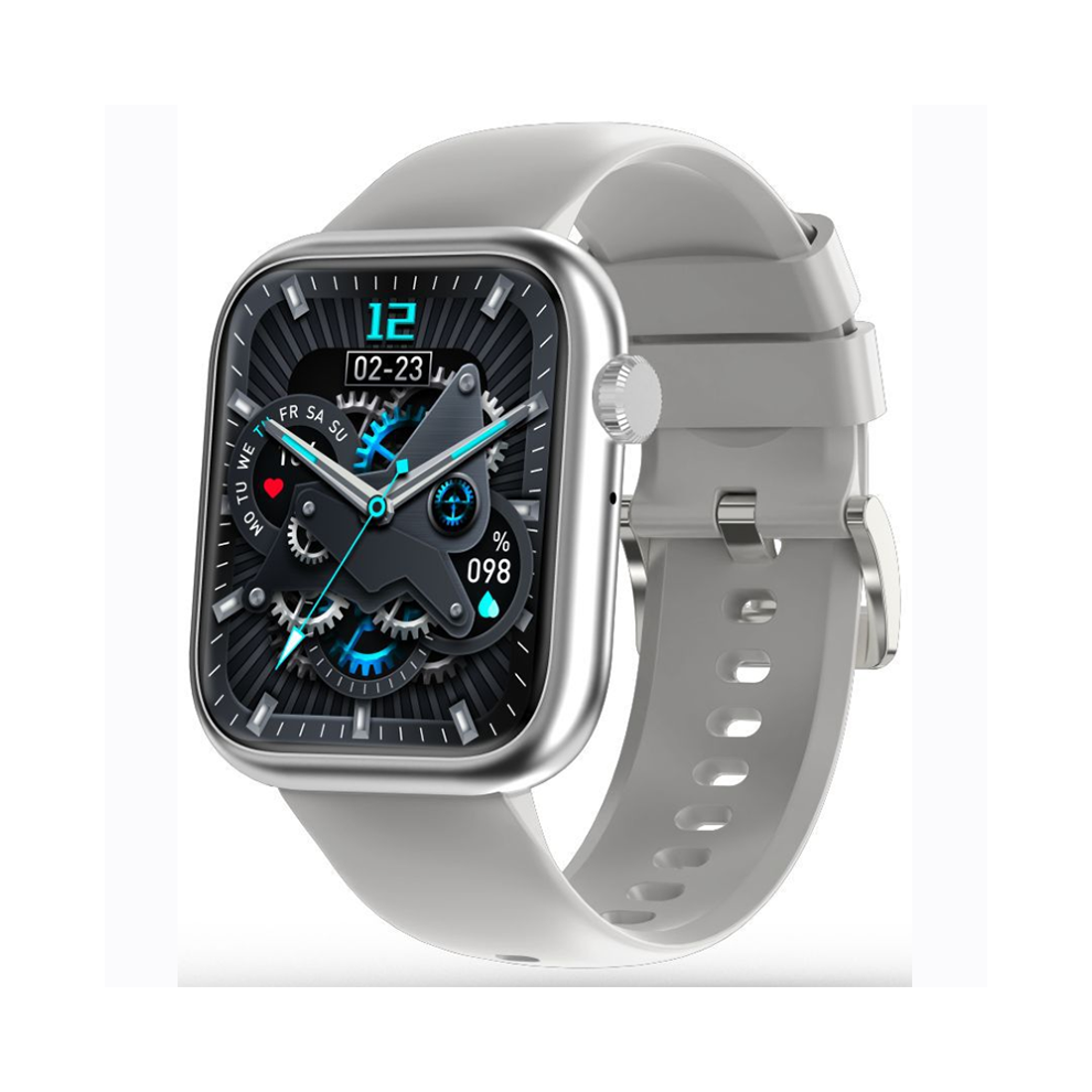 Chronus Smartwatch With Bluetooth Calling, Sports Tracking, Heart Rate And Blood Oxygen Monitoring, Sleep Tracking, And Notification Alerts(Silver) Silver 6976918009340