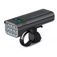 Bike Lights, Lights for Night Riding, USB Rechargeable Bicycle Light，Super Bright Bike Headlight, IPX5 Waterproof, Power Bank Feature(Black)
