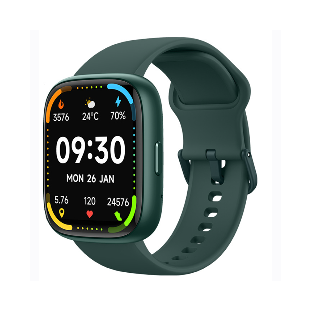 Chronus Smartwatch With Bluetooth Calling, Multi-Sport Tracking, Health Monitoring, And Voice Assistant(Green) Green 6976918009258
