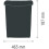 Brabantia Brabantia 395246 Built-in Bin, 10 L - Black 2