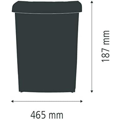 Brabantia Brabantia 395246 Built-in Bin, 10 L - Black 1