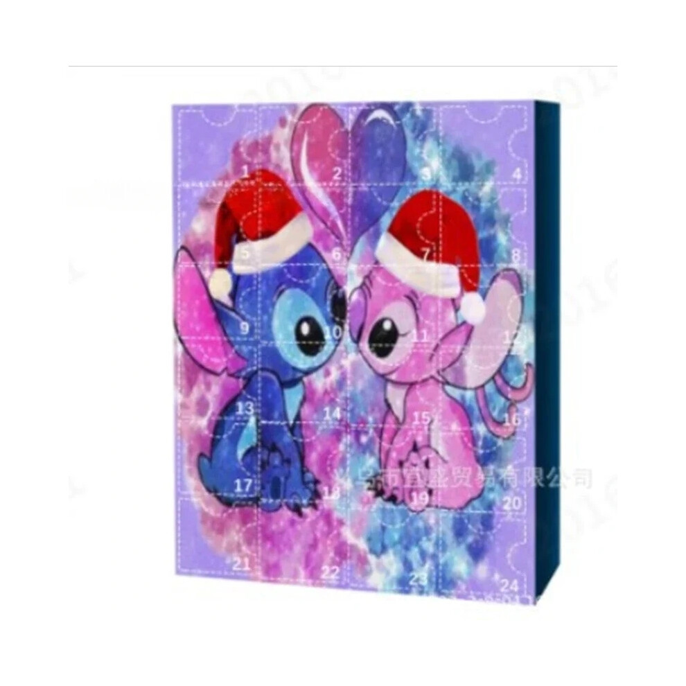 24Pcs Advent Calendar Kids Gifts Christmas Countdown Gift for Boys Children Gift Lilo Stitch Set