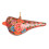 (Red) Kashmiri Papier Mache Festive Bird Decoration - Assorted 1